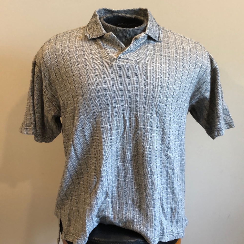 Vintage Ysl Pour Homme Gray Shirt Sz M - image 1